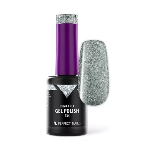 HEMA FREE Polish Gel 8ml - Glam Silver